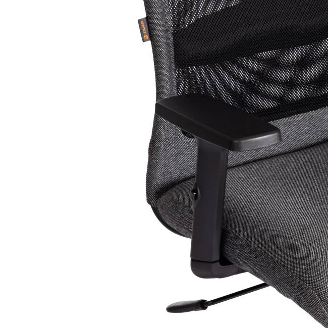 Кресло PROFIT PLT ткань, серый/черный, 207/W-11 серый/черный ткань