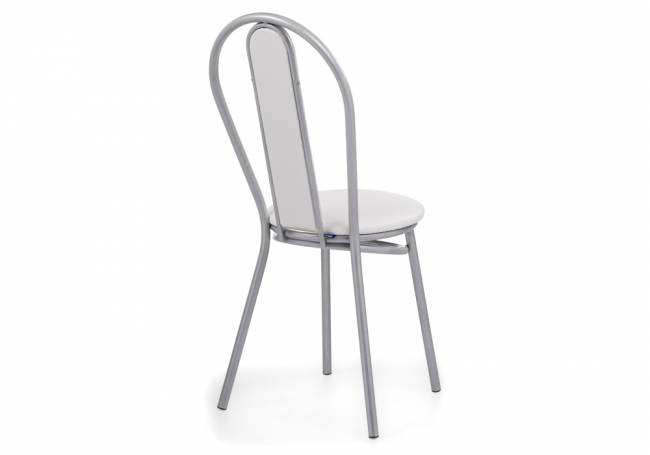 Lamniel косое кольцо белый полимер / светлый мусс