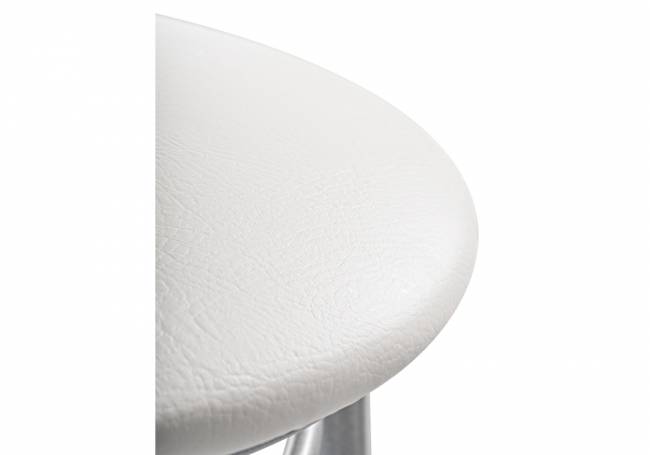 Lamniel косое кольцо белый полимер / светлый мусс