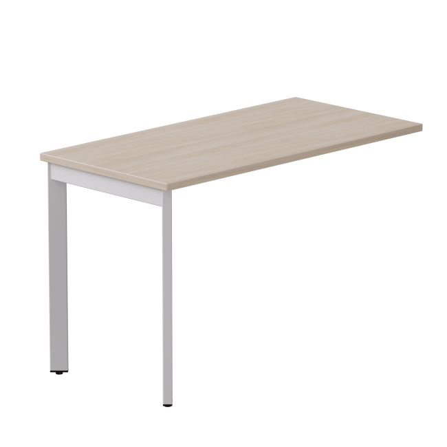 Брифинг-приставка Everprof EVO 1210х600x755 опоры 45гр Дуб Соната/Белый