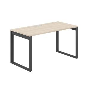 AG.103.AR.L.72.AN  / Стол 1600х600х750  / профиль О-образный: 70х20 антрацит; лючок: серебро; столешница: акация равелло