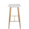 Стол барный Eames NEW DSW 120*60*106 белый