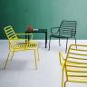 Лаунж-кресло металлическое Link Lounge желтый 650х610х760 мм