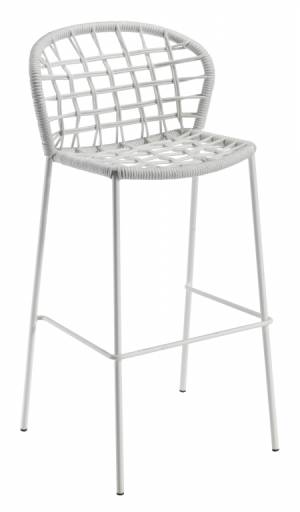 Стул плетеный барный Sanela Stool 75 570х510х1010 мм