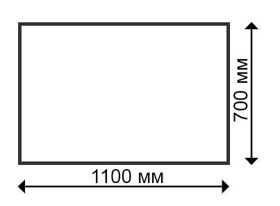 Столешница прямоугольная Werzalit Woodart каньонский дуб идальго 700х1100х20.5 мм