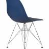 Стул обеденный DOBRIN DSR, ножки хром, цвет тёмно-синий (BE-12)