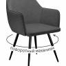 Стул DikLine 277 поворотный NS13 GRAPHITE, ножки черные