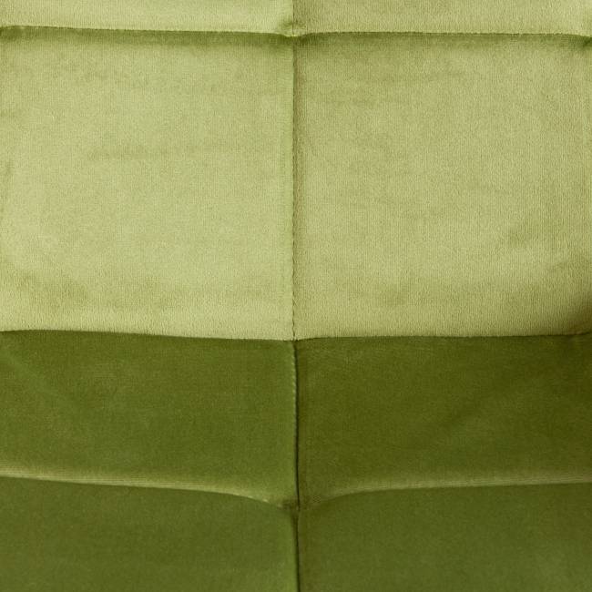 Стул Абруццо/Abruzzo (мод.8060) металл/велюр, 54х62х83см, зеленый (HLR-54)/черный (Комплект из 2 шт.) зеленый металл/велюр