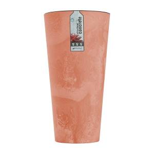 Кашпо для цветов Tubus Slim Beton Effect DTUS400E-R624 терракотовый 2 предмета 35 и 64 л