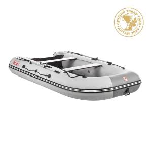 Лодка Алтай А340 надувное дно, светло-серый/серый (модель A-S340AS) Тонар