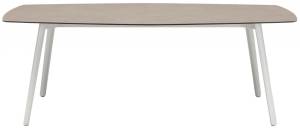 Стол ламинированный Squid белый, тортора шпатель 2090х1080х730 мм