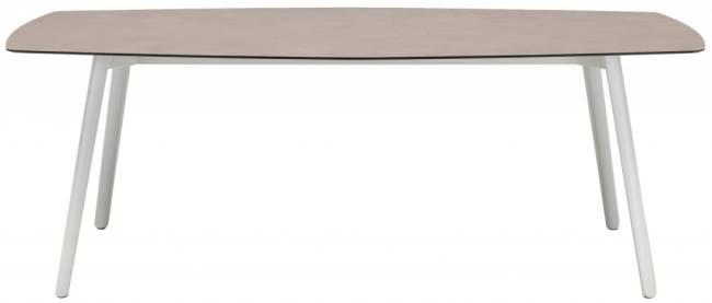 Стол ламинированный Squid белый, тортора шпатель 2090х1080х730 мм