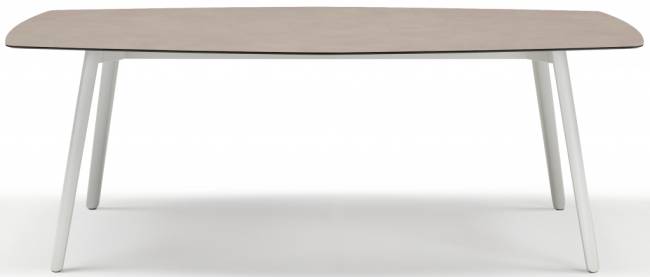 Стол ламинированный Squid белый, тортора шпатель 2090х1080х730 мм