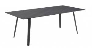 Стол ламинированный Squid черный, сланец 2090х1000х730 мм