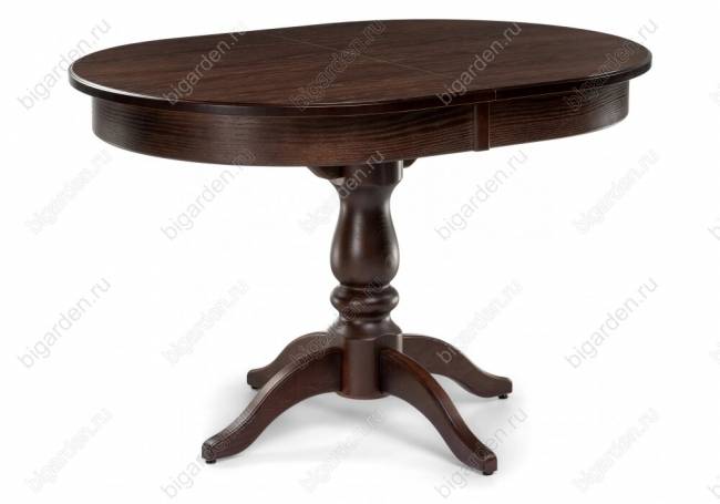 Деревянный стол Saerus орех темный