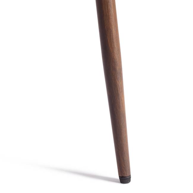 Стул BREEZE (mod. JSC-58) Велюр/металл , 44 х 53 х 86 см, Dark brown (темно-коричневый) HLR11/ орех (Комплект из 4 шт.) коричневый Велюр/металл