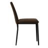 Стул DikLine 270 SB3 шоколад, ножки черные