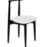 Стул Ребл белый, опора бук черный