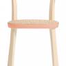 Стул деревянный Folk розовый, беленый ясень, натуральный 450х445х745 мм Стул деревянный Folk розовый, беленый ясень, натуральный 450х445х745 мм