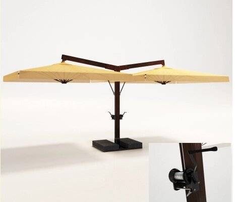 Зонт двух-купольный 2.5 х 5.3