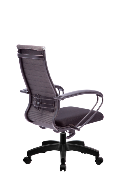 Кресло МЕТТА-19(MPRU)/подл.130/осн.001, темно-серый