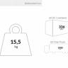Стол пластиковый Sky Table 80 бежевый 800х800х740 мм