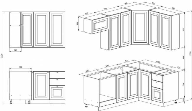 Кухня 2 х 1.4 х 2.32 м, массив сосны, эмаль Кухня 2 х 1.4 х 2.32 м, массив сосны, эмаль