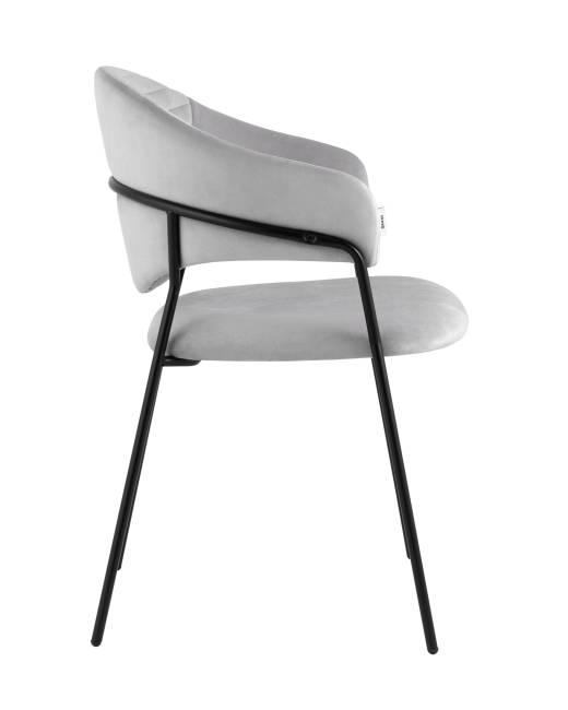 Стул Алексис велюр серый