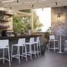 Стул пластиковый барный Joy-S Bar 75 белый 478х507.5х994 мм