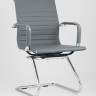 Кресло для посетителей TopChairs Visit серое 2 шт.