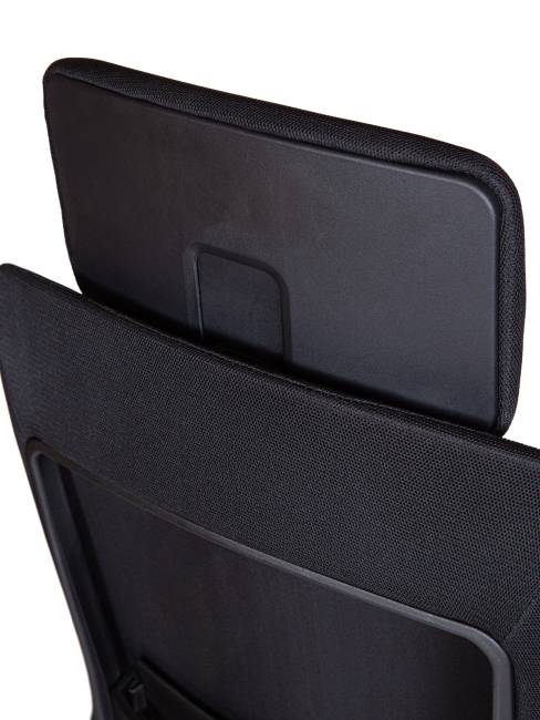 Кресло офисное / Oslo black / черная сетка /черный пластик / база черная