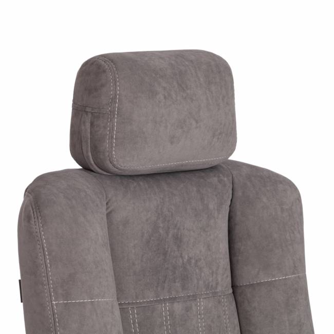 Кресло OXFORD хром флок , серый, 29 серый флок