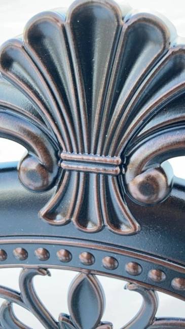 Кресло из литого алюминия Midas 13