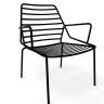 Лаунж-кресло металлическое Link Lounge черный 650х610х760 мм
