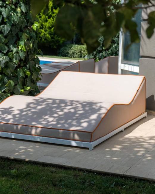 Лежак мягкий двойной Titanic 2000х1360х550 мм