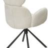 Стул VARDY 360 град.поворот. Белый букле XD841-01 / Серый, ®DISAUR