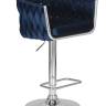 Набор 2 шт Стул барный DOBRIN MARCEL, синий велюр (MJ9-117)