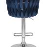 Набор 2 шт Стул барный DOBRIN MARCEL, синий велюр (MJ9-117)