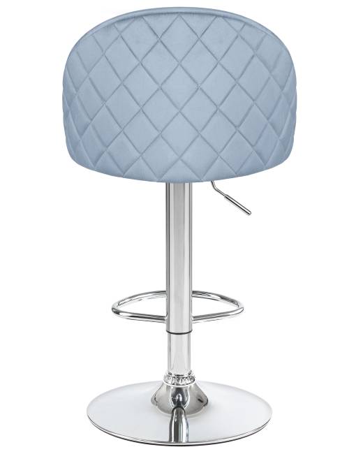 Набор 2 шт Стул барный DOBRIN MILANA, пудрово-голубой велюр (MJ9-74)