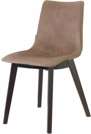 Стул с обивкой Natural Zebra Pop венге, коричневый 480х510х820 мм