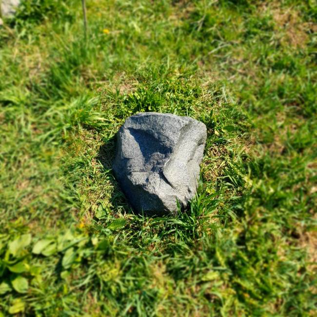 Искусственный валун "ЛЮКС", D30-1, темно-серый