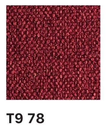 Кресло с обивкой Lady B Pop сатинированная латунь, красный 560х580х780 мм