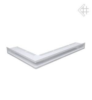 Решетка Kratki Люфт 60 угловая правая белая