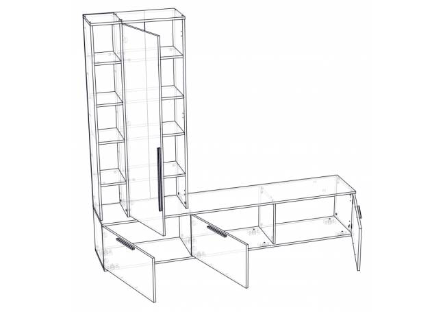 Филеста кашемир / дуб вотан комплектация 1
