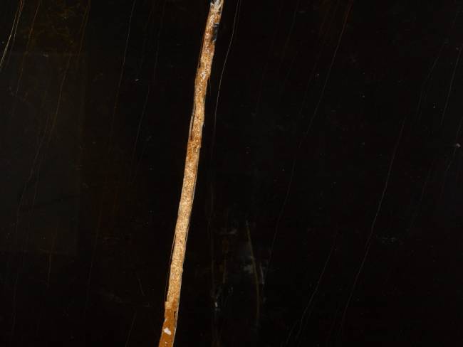 Стол мраморный Squid M алюминиевый, черный мрамор Сахара Нуар 2090х1080х740 мм