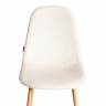 Стул BREEZE (mod. JSC-58) Велюр/металл , 44 х 53 х 86 см, Light beige (светло-бежевый) HLR1 / натуральный (Комплект из 4 шт.) светло-бежевый Велюр/металл