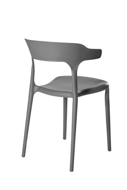 Стул Ранк, пластик серый
