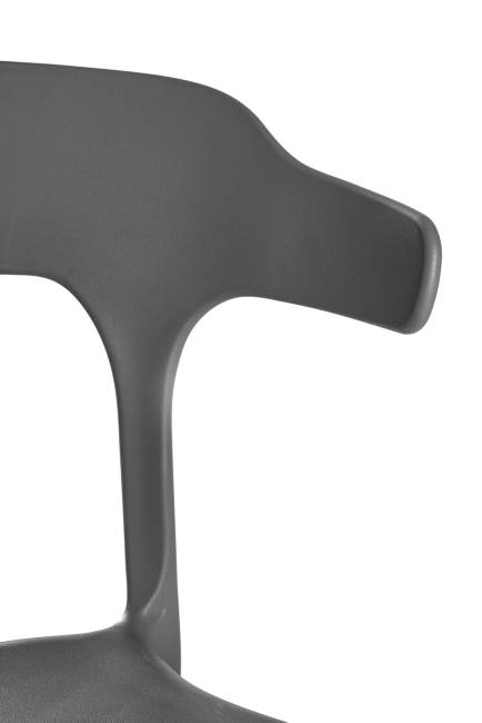 Стул Ранк, пластик серый
