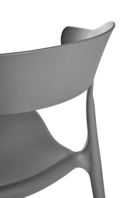Стул Ранк, пластик серый