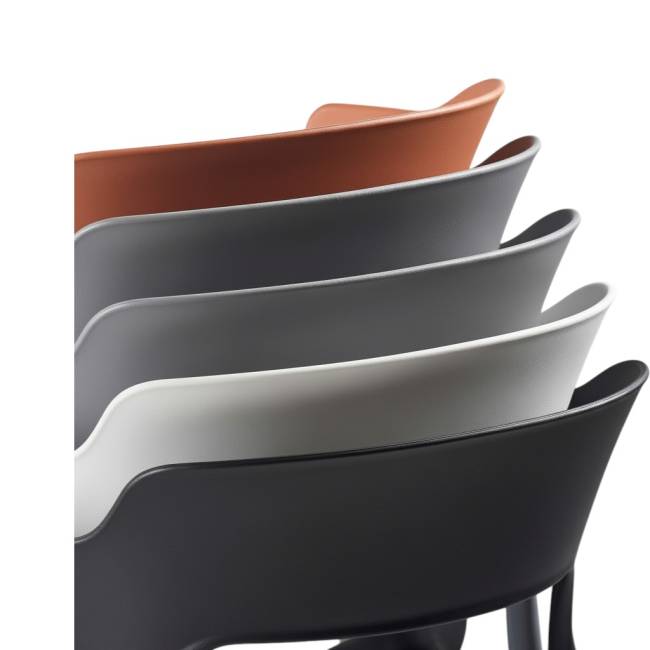 Стул Ранк, пластик серый